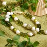 Schmuck-Set aus Glas- und Zuchtperlen