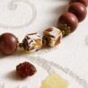 Schmuck-Set aus Holz und Kunstharz