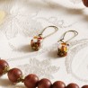 Schmuck-Set aus Holz und Kunstharz