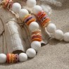 Schmuck-Set aus Perlmutt und Muscheln
