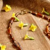 Schmuck-Set aus Lampen- und Glasperlen