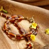 Schmuck-Set aus Lampen- und Glasperlen
