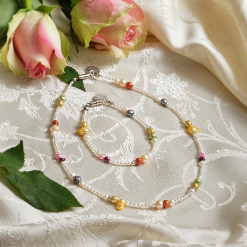 Schmuck-Set aus Zuchtperlen