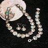 Schmuck-Set aus Perlmutt und Zuchtperlen