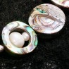 Schmuck-Set aus Perlmutt und Zuchtperlen