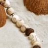 Schmuck-Set Tiger & Wood, Detailansicht der rechten Seite der Halskette