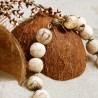 Schmuck-Set Tiger & Wood, Detailansicht der Kugelschließe