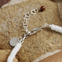 Schmuck-Set Limpet, Detailansicht vom Verschluss der Halskette Schmuck-Set Limpet, Detailansicht vom Verschluss der Halskette