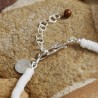 Schmuck-Set Limpet, Detailansicht vom Verschluss der Halskette