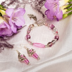 Schmuck-Set Schwalbenflug, Gesamtansicht Schmuck-Set Schwalbenflug, Gesamtansicht