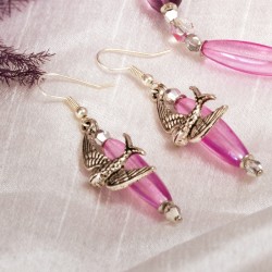 Schmuck-Set Schwalbenflug, Nahaufnahme der Ohrringe