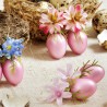 Ohrringe Osterüberraschung, rosa Glasostereier Nahaufnahme