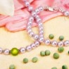 Schmuck-Set Prinzessin auf der Erbse, Nahaufnahme der Murano- und Glasperlen