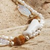 Schmuck-Set Ilsebill, Nahaufnahme der Glasperlen als Blickfang der Halskette