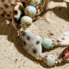 Armband Vanua Levu, Nahaufnahme der Muschelperlen links