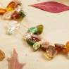 Schmuck-Set Herbstlaubrauschen, Detailansicht der Kette links