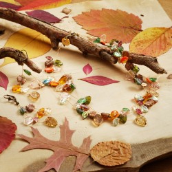 Schmuck-Set Herbstlaubrauschen, Gesamtansicht Schmuck-Set Herbstlaubrauschen, Gesamtansicht