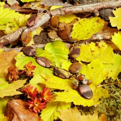 Halskette Herbstmelancholie, Gesamtansicht Halskette Herbstmelancholie, Gesamtansicht
