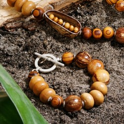 Schmuck-Set Dschungel, Detailansicht vom Armband