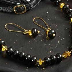Schmuck-Set Lichter der Großstadt, Detailansicht der Ohrringe Schmuck-Set Lichter der Großstadt, Detailansicht der Ohrringe