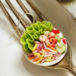 Ohrringe Eßt Salat!, Gesamtansicht