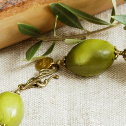Schmuck-Set Olea, Detailansicht vom Kettenverschluß