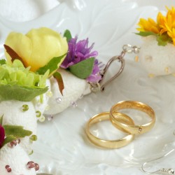 Schmuck-Set Floras Hochzeit, Detailansicht vom Kettenverschluß