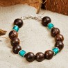 Schmuck-Set Palmen am Strand, Detailansicht vom Armband