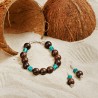 Schmuck-Set Palmen am Strand, Gesamtansicht