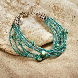 Armband Green Lagoon, Gesamtansicht Armband Green Lagoon, Gesamtansicht