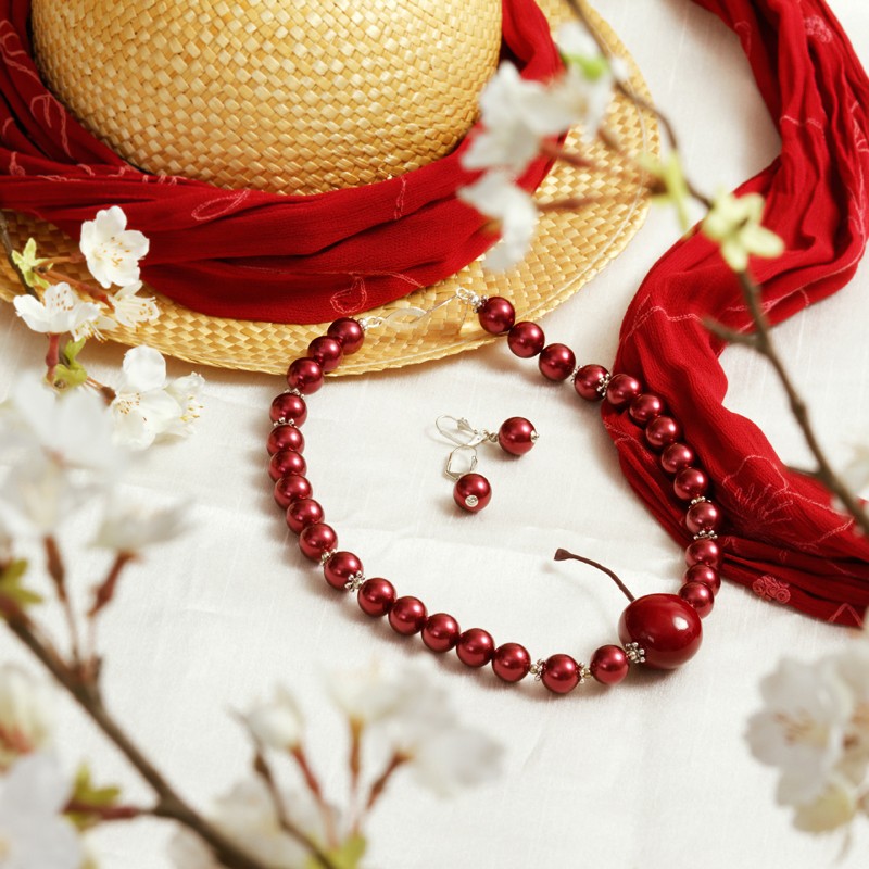 Schmuck-Set Kirschsaison, Gesamtansicht