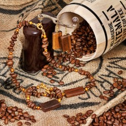 Schmuck-Set Coffea arabica, Gesamtansicht