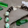 Schmuck-Set Mosaik, Detailansicht vom Kettenverschluß