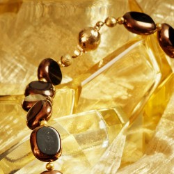 Schmuck-Set Jet Set, Detailansicht vom Kettenverschluß Schmuck-Set Jet Set, Detailansicht vom Kettenverschluß
