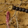 Schmuck-Set Purple Lion, Detailansicht vom vergoldeten Kettenverschluß