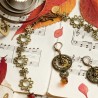 Schmuck-Set Herbstmelodie, Detailansicht vom Hakenverschluß der Kette