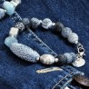 Schmuck-Set Blue, Detailansicht vom Armband