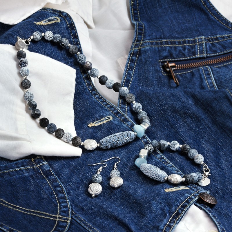 Schmuck-Set Blue, Gesamtansicht