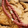 Halskette Himba, Detailaufnahme der Kette links