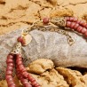 Halskette Himba, Detailaufnahme vom Kettenververschluß