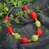 Halskette Red 'n Green, Gesamtansicht