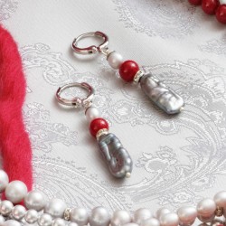 Schmuck-Set Ariadne, Nahaufnahme der Ohrringe