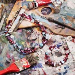 Schmuck-Set Picasso, Gesamtansicht Schmuck-Set Picasso, Gesamtansicht