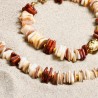 Schmuck-Set aus Perlmutt, Murano-Glas und Keramik