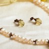 Schmuck-Set Blütentraum, Detailansicht der Ohrringe