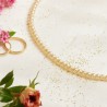 Halskette Rosenbraut, Detailansicht der Kette links