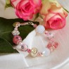 Armband Rosa & Weiß, Gesamtansicht