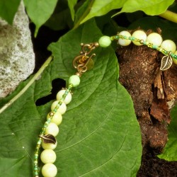 Schmuck-Set Angkor, Detailansicht vom Kettenverschluß Schmuck-Set Angkor, Detailansicht vom Kettenverschluß
