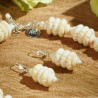 Schmuck-Set Afrikanische Hochzeit, Detailansicht der Ohrringe