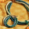Schmuck-Set KeTaKoMe, Detailansicht vom Armband und der Kette links